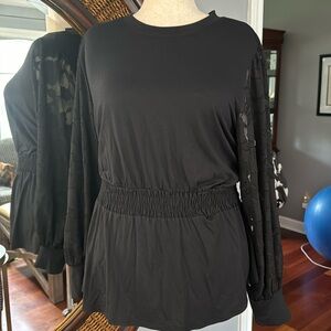 Maurice’s Peplum Lace Long Sleeve Top